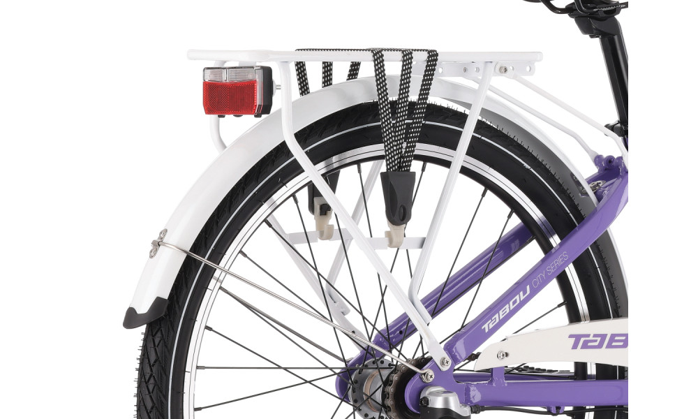 Jalgratas Tabou Queen 24 Plus purple-white - 8