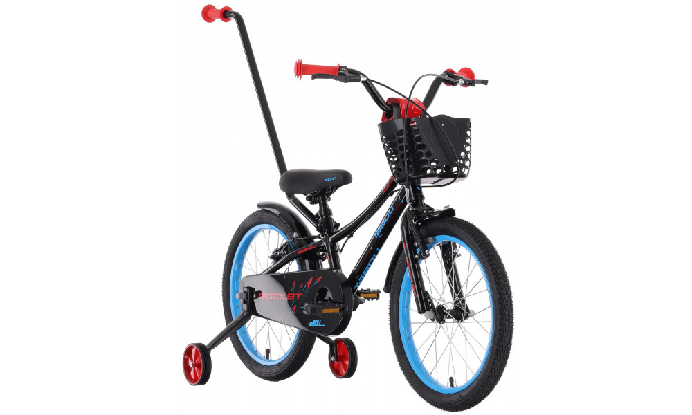 Jalgratas Tabou Rocket AL 18 black-red - 2