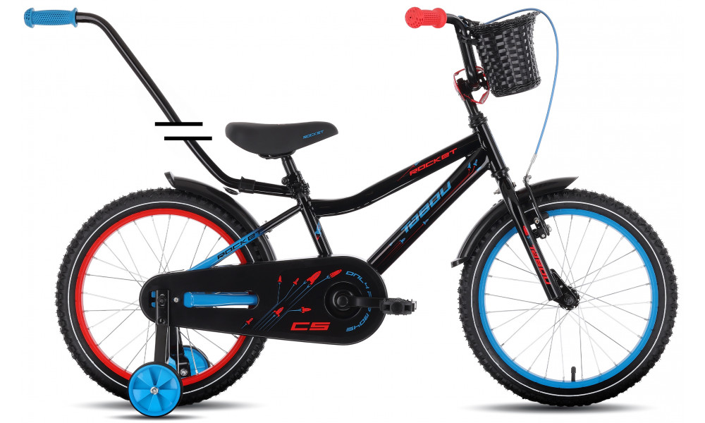 Jalgratas Tabou Rocket CS 18 black-blue - 1