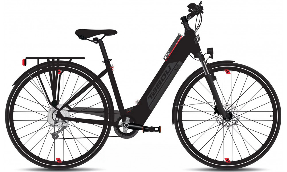 Elektrijalgratas Tabou Mono UP ECO black-red 
