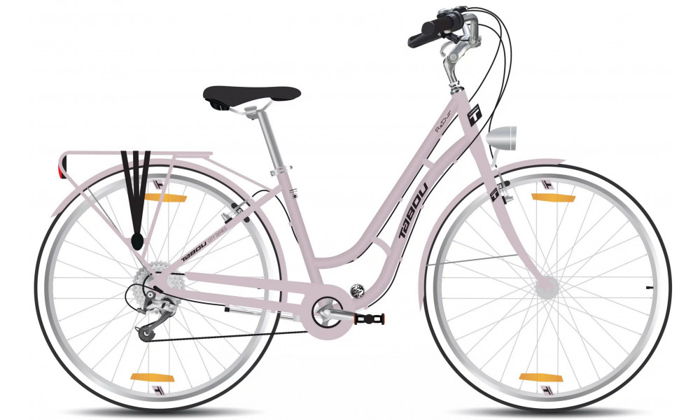 Jalgratas Tabou Retro lavender-black 
