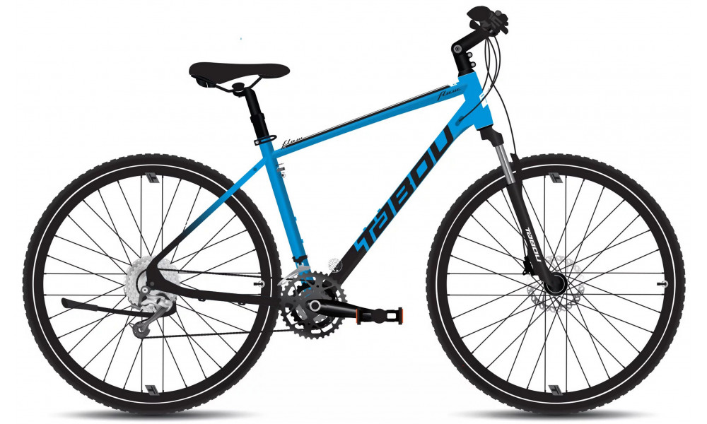 Jalgratas Tabou Flow 2 19 black-blue 