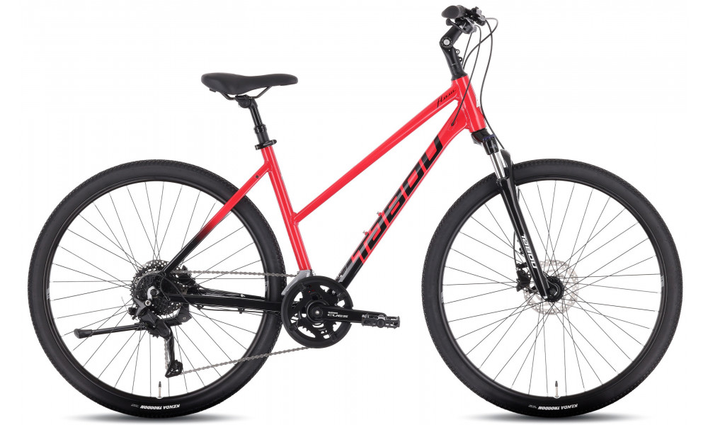 Jalgratas Tabou Flow 3 W 21 black-red - 1