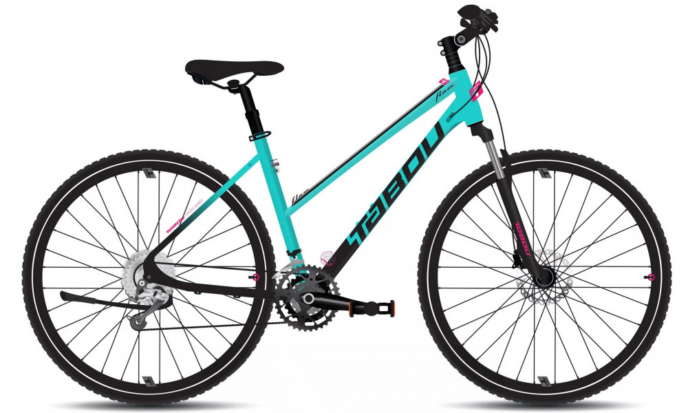 Jalgratas Tabou Flow 1 W 19 black-mint 