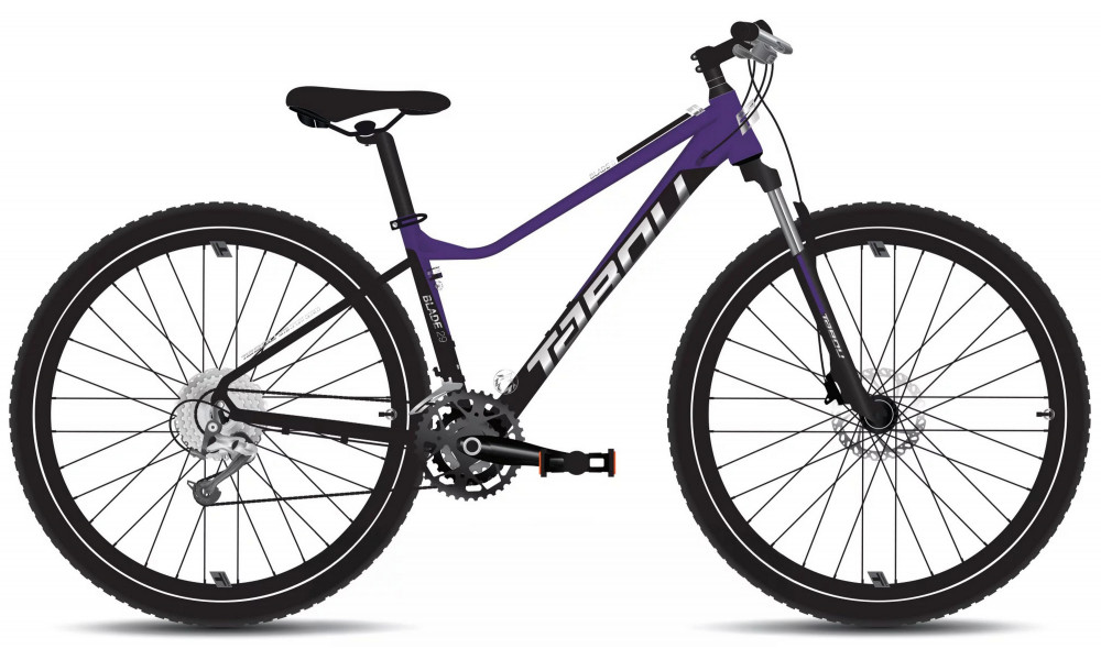 Jalgratas Tabou Blade 29 3 W black-purple 