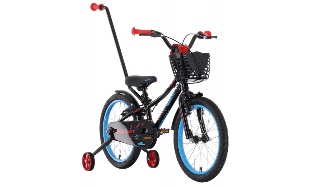 Jalgratas Tabou Rocket AL 14 black-red - 2