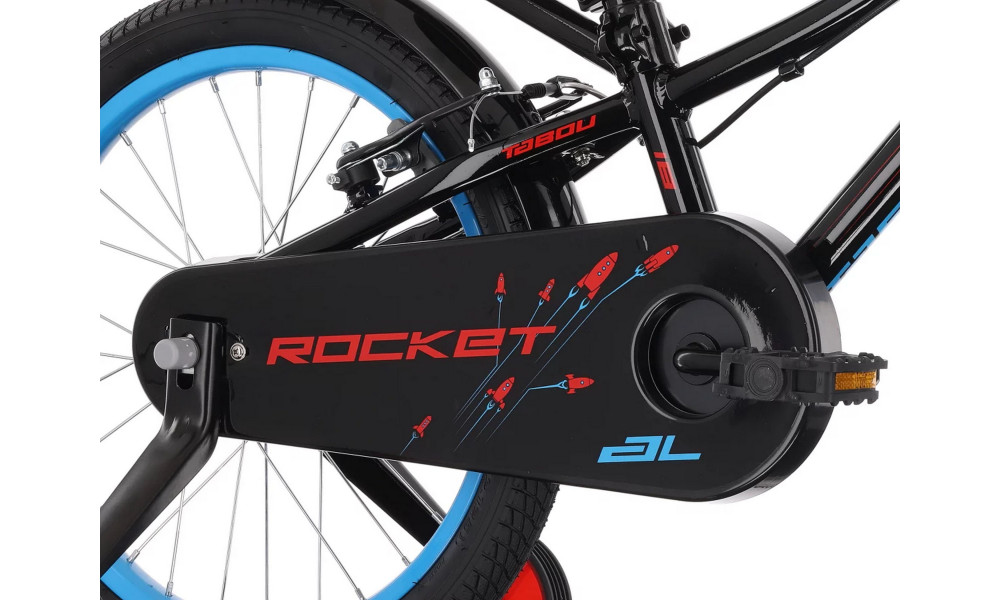 Jalgratas Tabou Rocket AL 14 black-red - 3