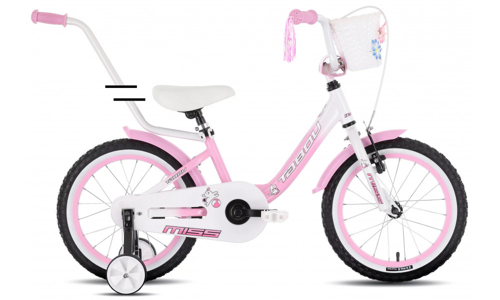 Jalgratas Tabou Miss Alu 16 pink-white - 1