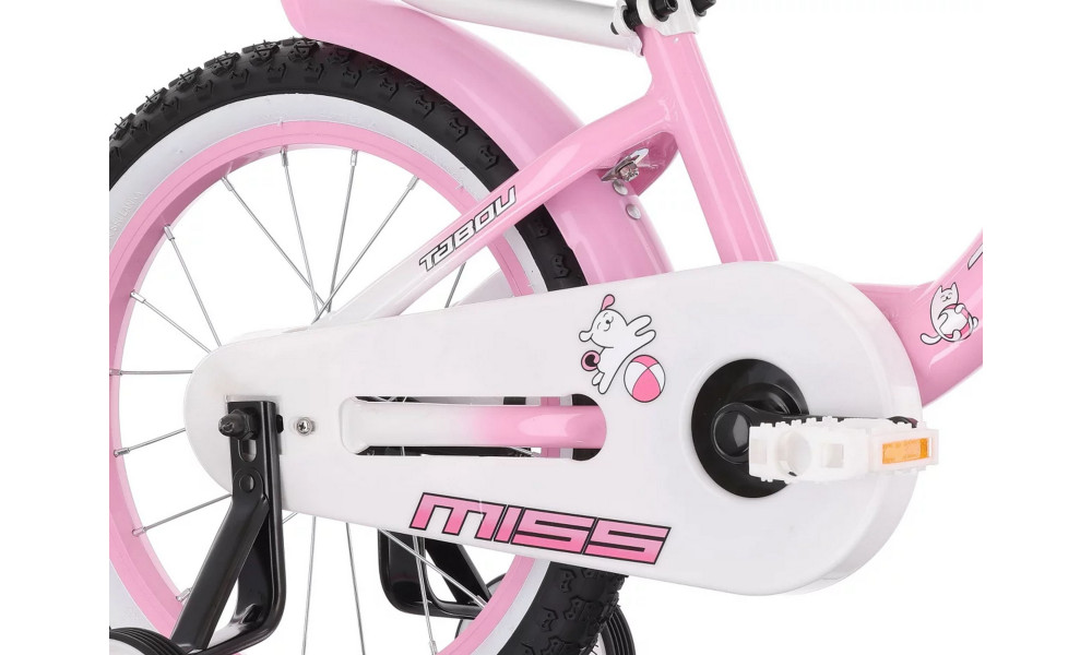 Jalgratas Tabou Miss Alu 16 pink-white - 3