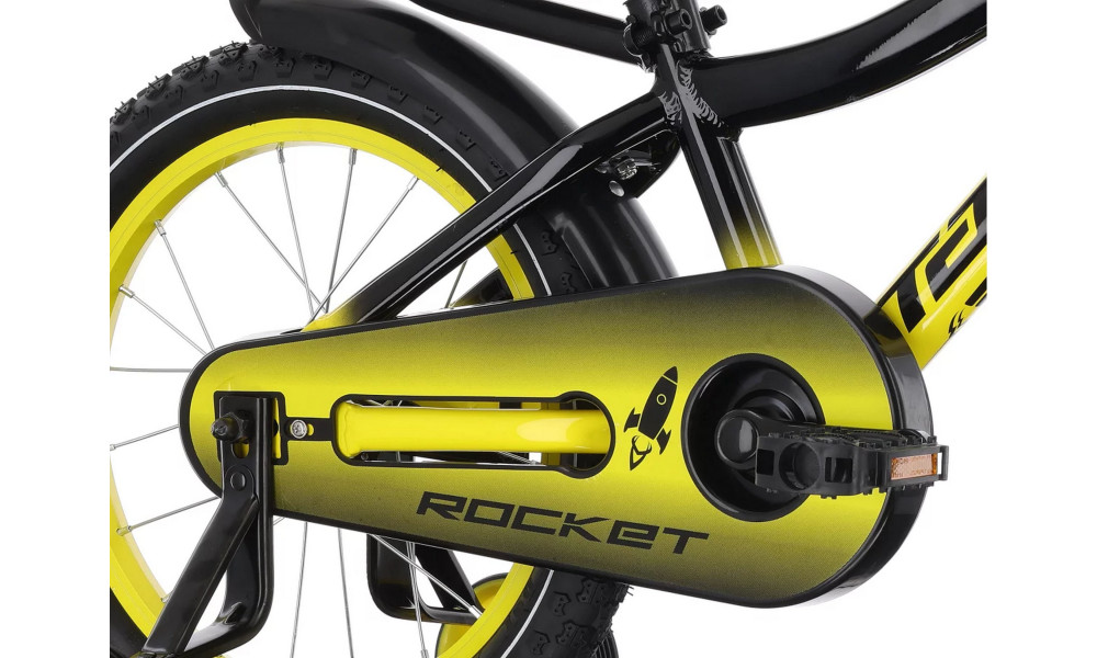 Jalgratas Tabou Rocket Alu 16 black-yellow - 3