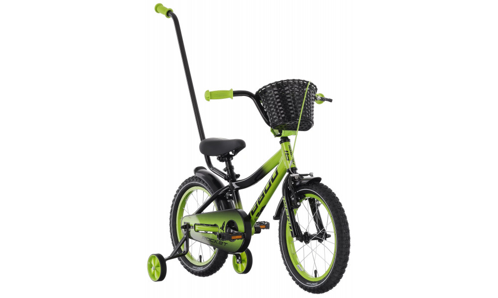 Jalgratas Tabou Rocket Alu 16 black-green - 2