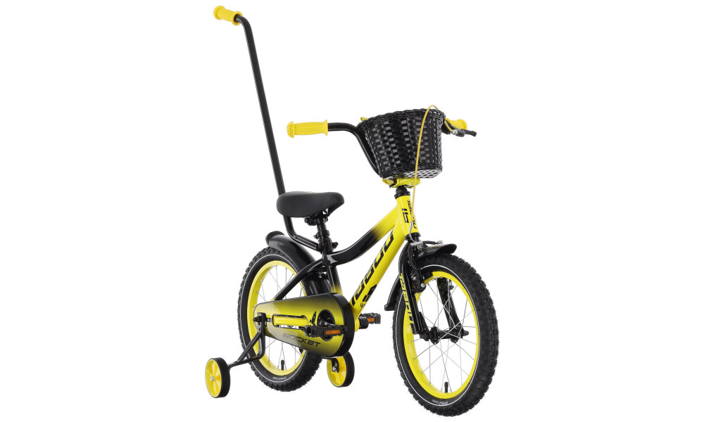 Jalgratas Tabou Rocket Alu 14 black-yellow - 2