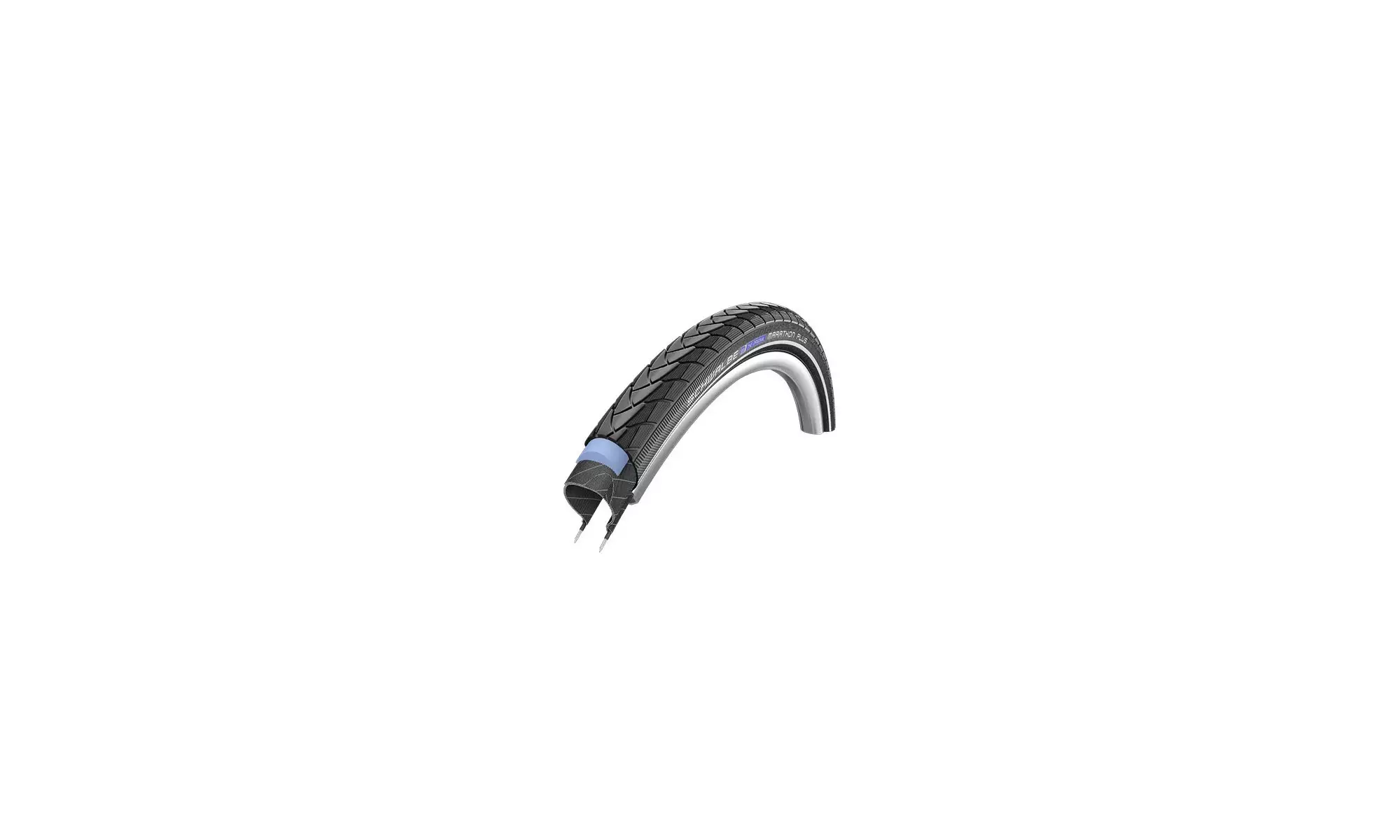 Väliskumm 20" Schwalbe Marathon Plus HS 348, Perf Wired 47-406 Black-Reflex - 1