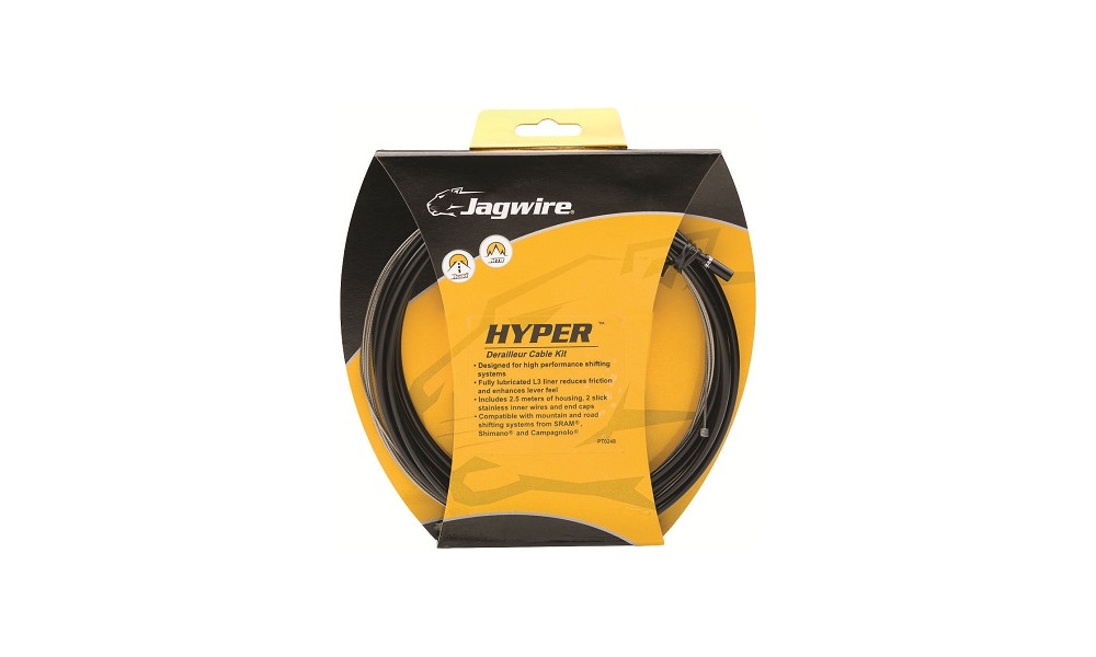 Käigutross komplekt with housing Jagwire Universal Sport Road & MTB black - 1