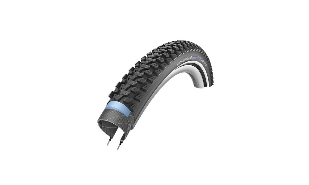 Väliskumm 27.5" Schwalbe Marathon Plus MTB HS 468, Perf Wired 54-584 / 27.5x2.10 Black-Reflex - 1