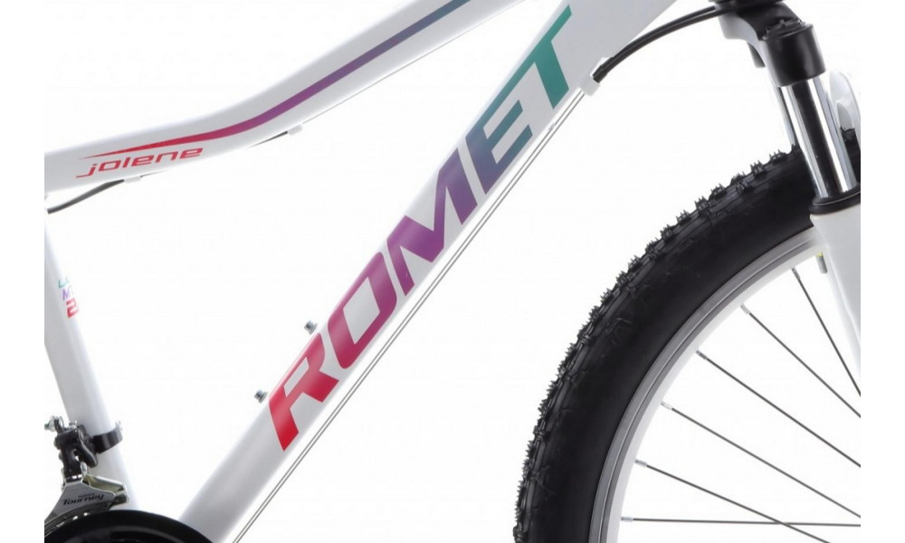 Jalgratas Romet Jolene 6.1 26" 2021 white-green - 6