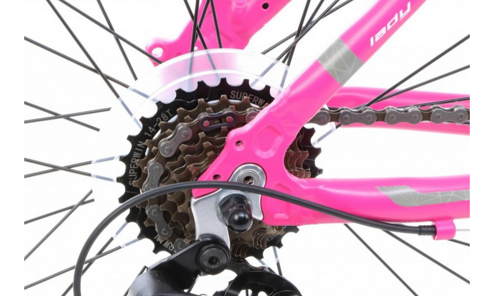 Jalgratas Romet Jolene 6.0 26" 2021 pink-grey - 11