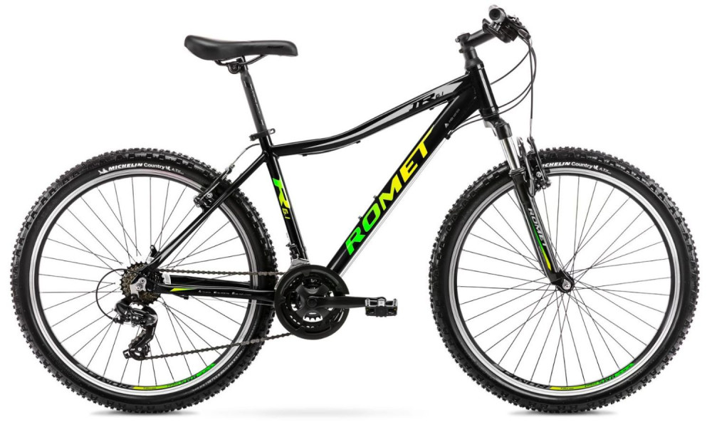 Jalgratas Romet Rambler R6.1 JR 26" 2022 black-green - 1