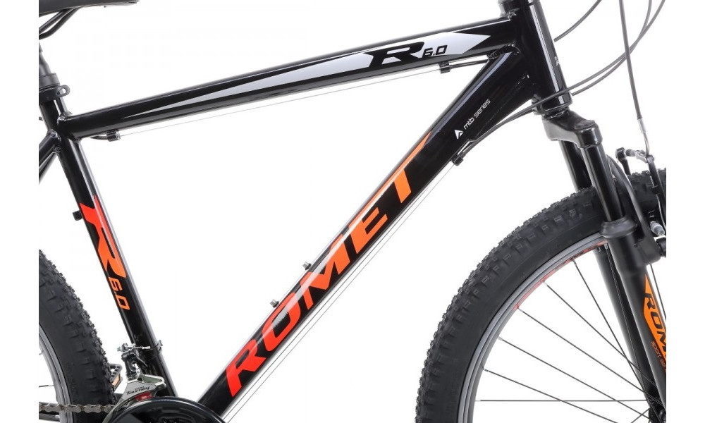 Jalgratas Romet Rambler R6.0 26" 2022 black-orange - 10