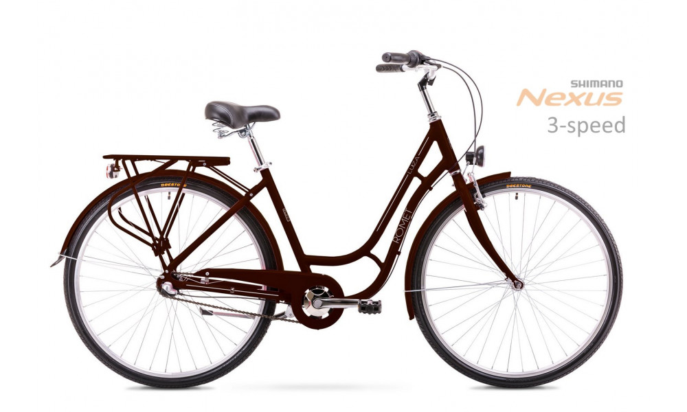 Jalgratas Romet Luiza 28" 3s 2019 brown 