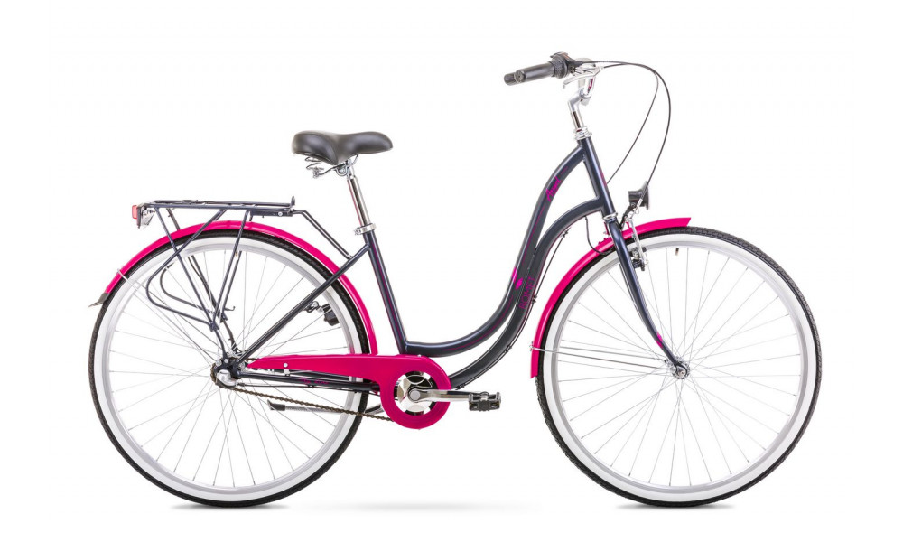 Jalgratas Romet Angel 3 28" 2019 black-pink 