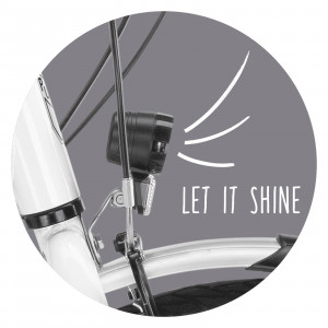 Jalgratas PUKY Skyride 20-6 Alu white