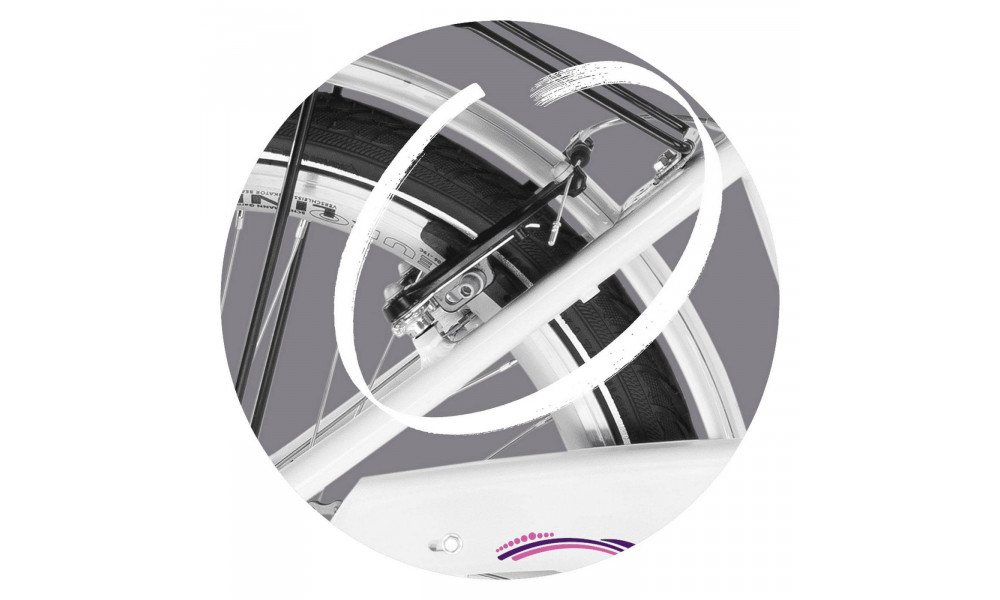 Jalgratas PUKY Skyride 20-6 Alu white - 7