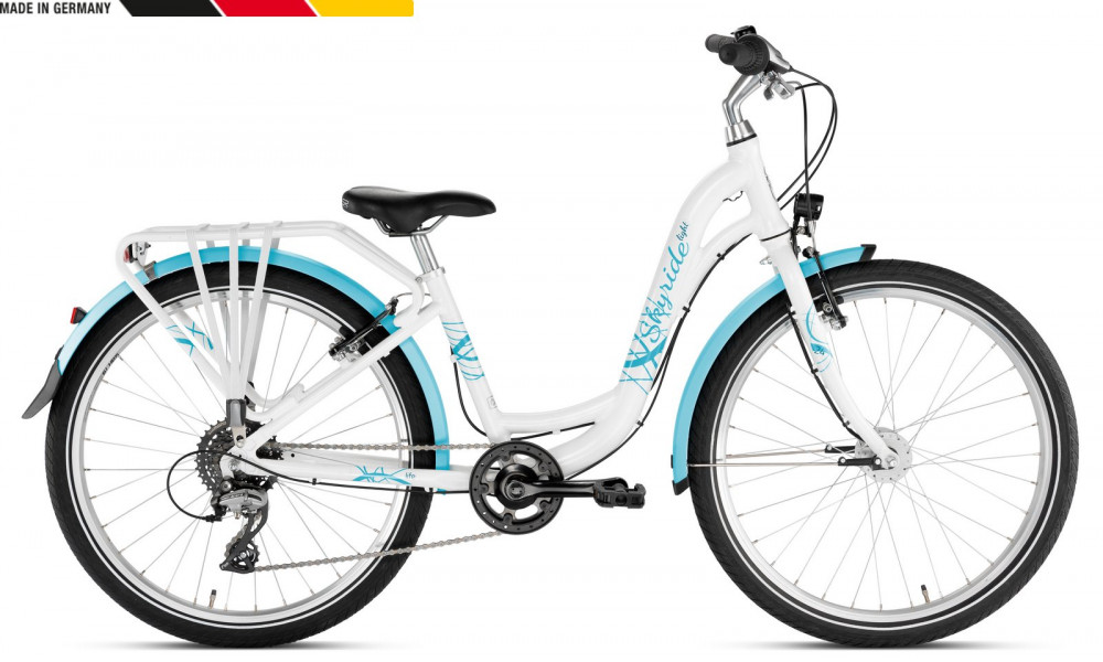 Jalgratas PUKY Skyride 24-8 Alu Light white - 1