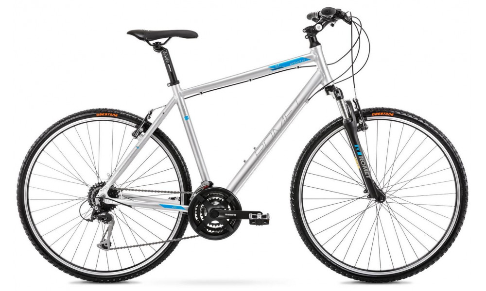 Jalgratas Romet Orkan 2 M 2021 silver-blue 