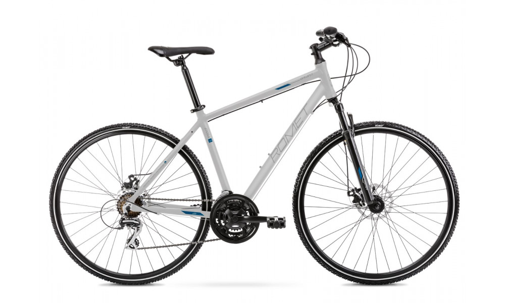 Jalgratas Romet Orkan 1 M 28" 2022 silver-blue 