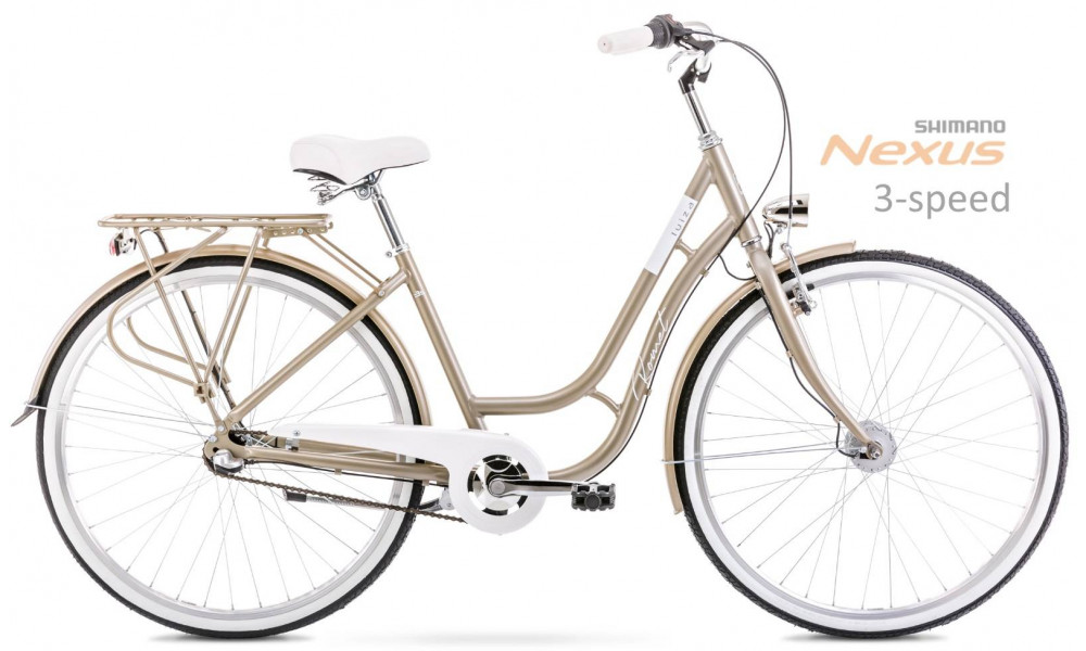Jalgratas Romet Luiza 28" 3S 2020 champagne - 1