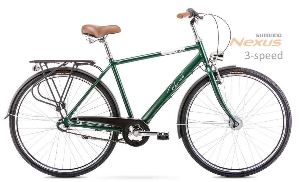 Jalgratas Romet Grom 28" 3S 2020 green 