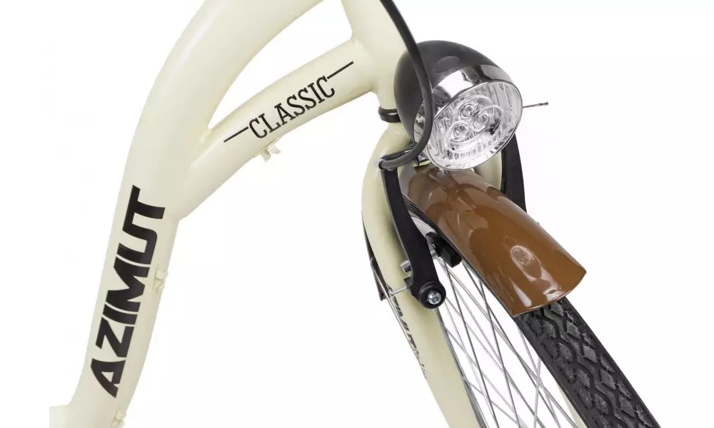 Jalgratas AZIMUT Classic 26" 2023 cream - 1