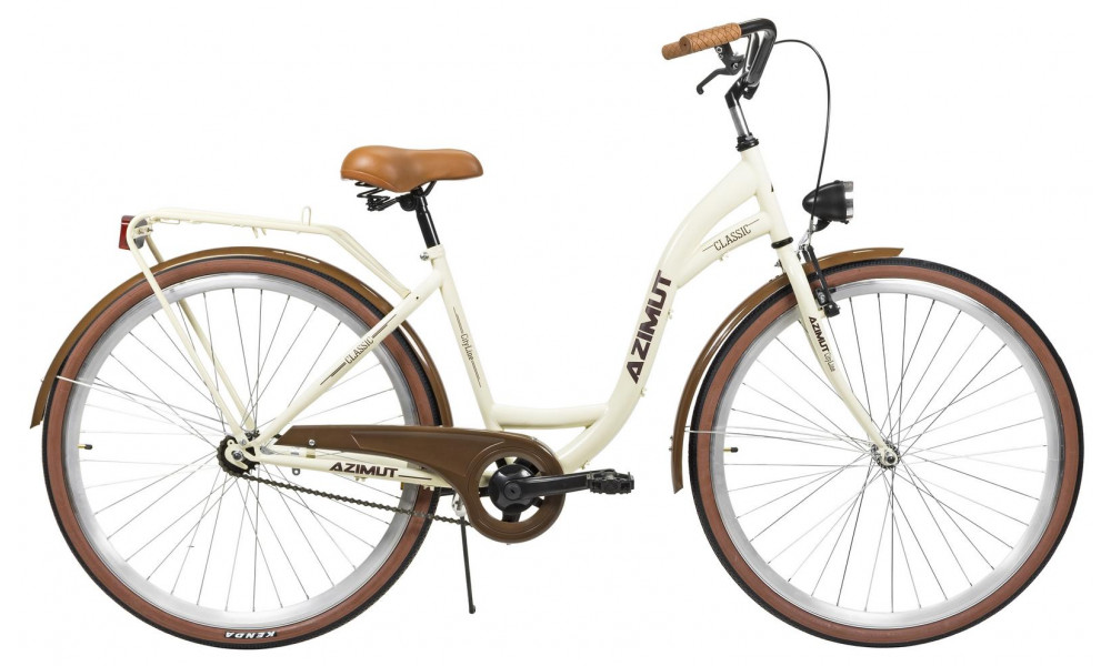 Jalgratas AZIMUT Classic 28" 2025 cream - 1