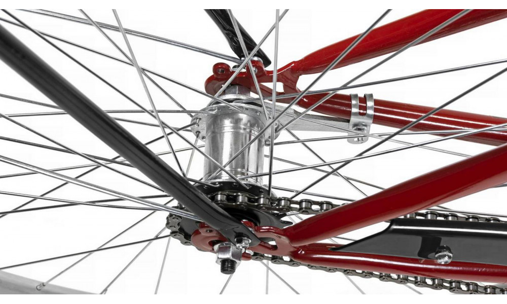 Jalgratas AZIMUT Classic 28" 2025 bordo - 5