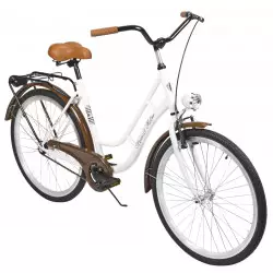 Jalgratas AZIMUT Retro 26" 2023 white
