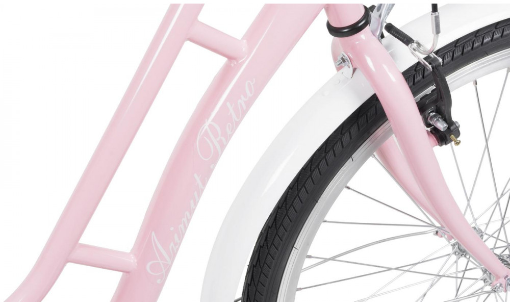 Jalgratas AZIMUT Retro 28" 2023 light pink - 3