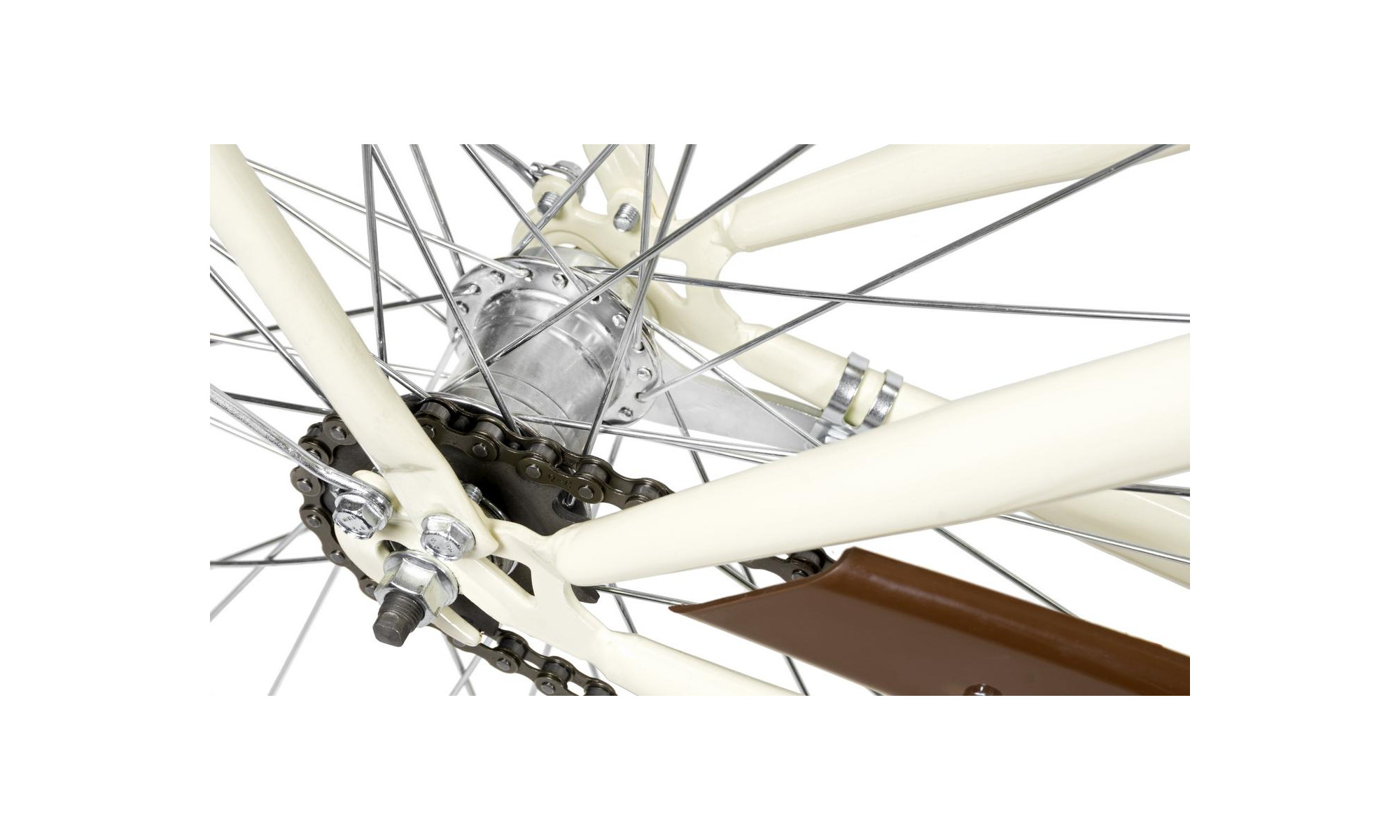 Jalgratas AZIMUT City Lux 26" 2025 cream-brown - 3