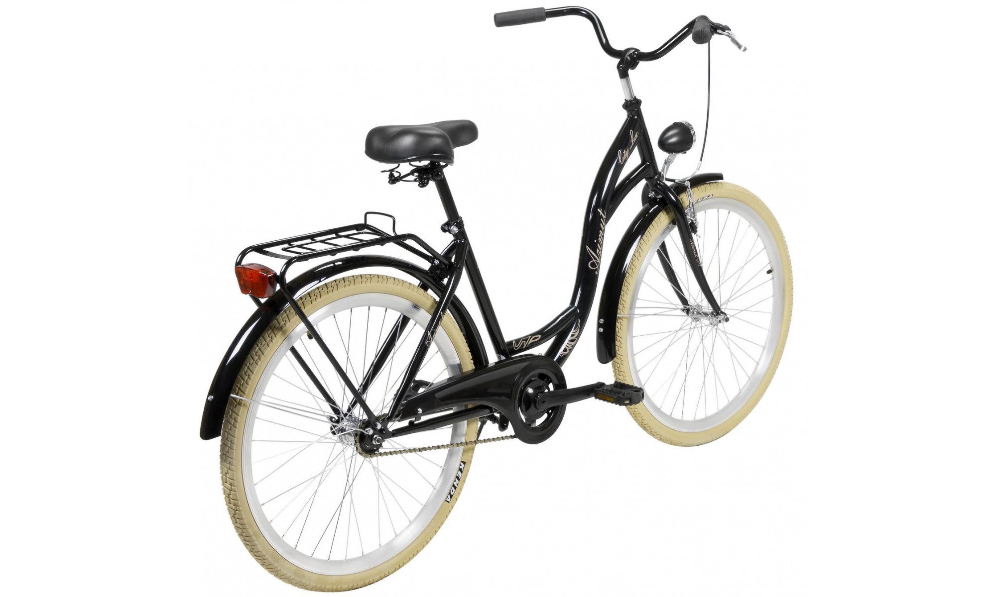 Jalgratas AZIMUT City Lux 26" 2025 black-cream - 2