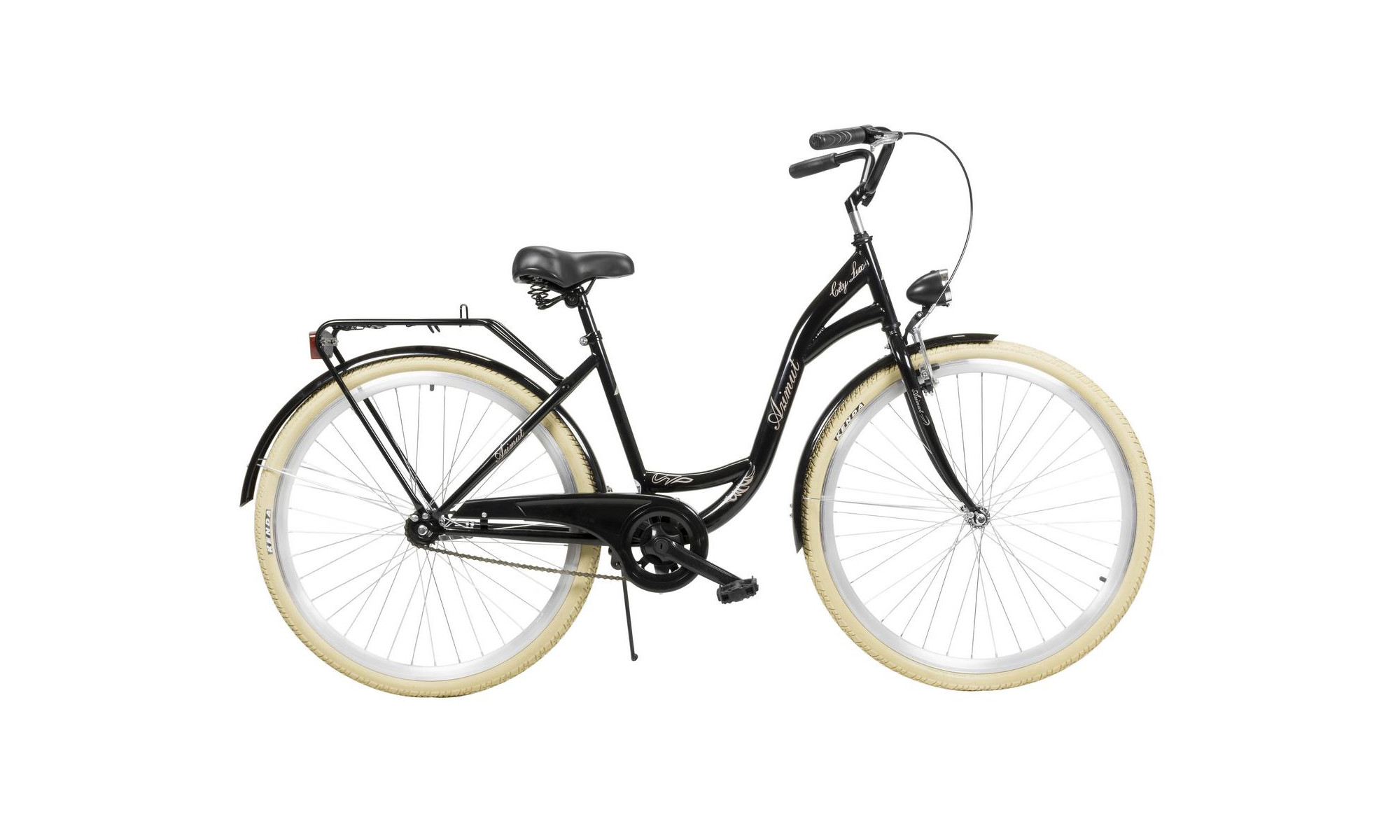 Jalgratas AZIMUT City Lux 28" 2025 black-cream - 3