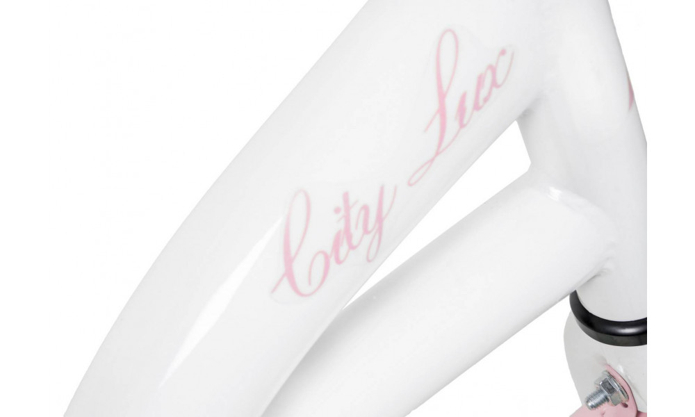 Jalgratas AZIMUT City Lux 28" 2025 white-pink - 1