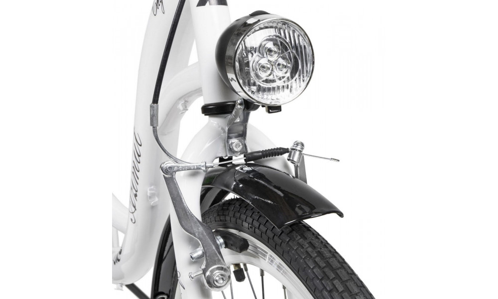 Jalgratas AZIMUT City Lux 28" 2025 white-black - 3