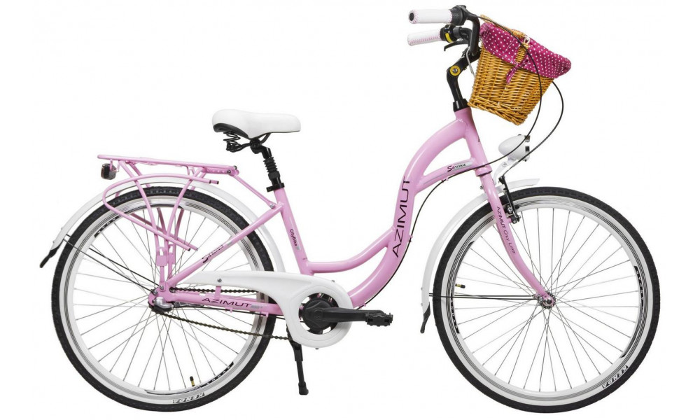 Jalgratas AZIMUT Sarema ALU 26" 3-speed 2023 pink - 1