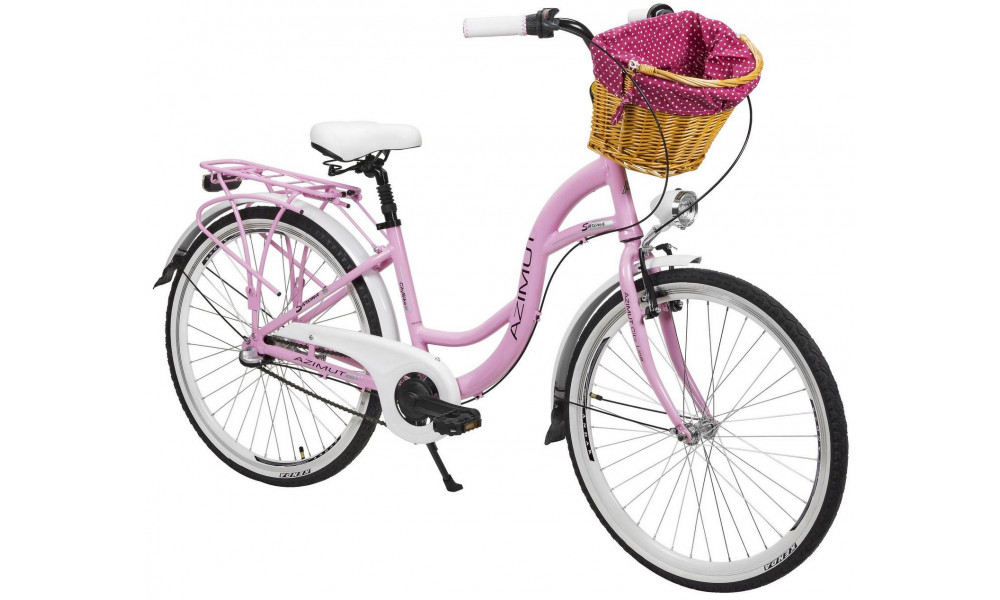 Jalgratas AZIMUT Sarema ALU 26" 3-speed 2023 pink - 2