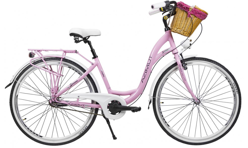 Jalgratas AZIMUT Sarema ALU 28" 3-speed 2023 pink 