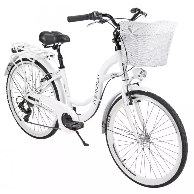 Jalgratas AZIMUT Sarema 26" ALU TX-7 2025 white