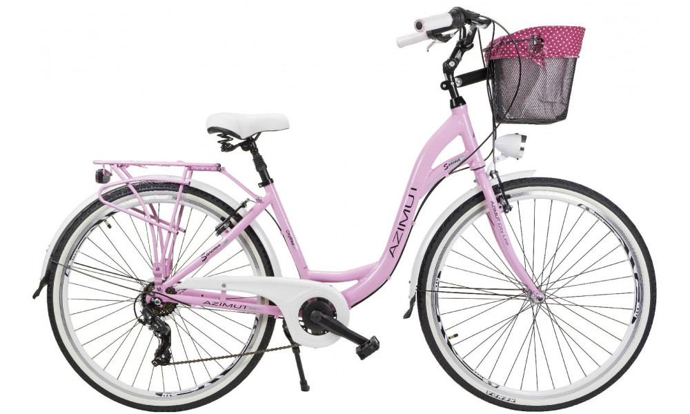 Jalgratas AZIMUT Sarema 28" ALU TX-6 2023 pink 