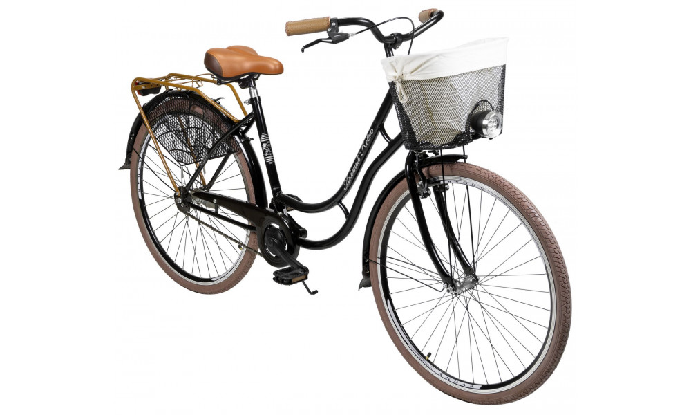 Jalgratas AZIMUT Retro Lux 28" 2025 black - 3