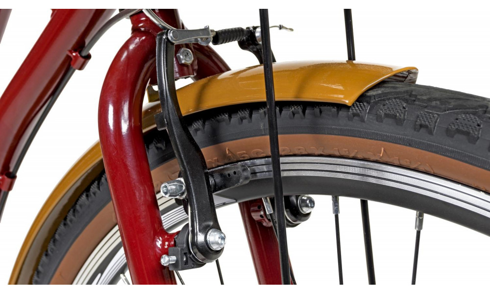 Jalgratas AZIMUT Holland Retro 28" 3-speed 2025 burgund - 2