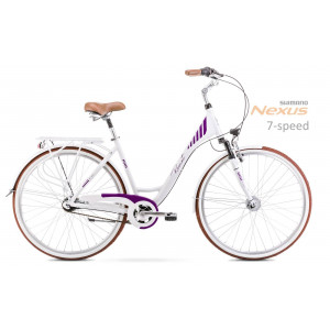 Jalgratas Romet Art Deco 7 28" 2021 white-violet